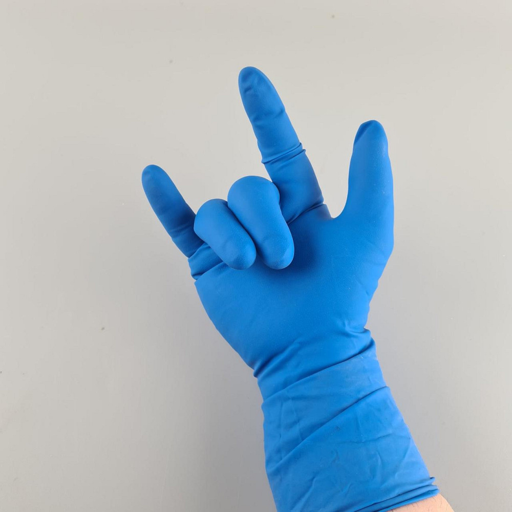 Резиновые перчатки "Амбулатория" MEDIPLUS 50 шт. (XL) (1 пачка) Харьков - изображение 3