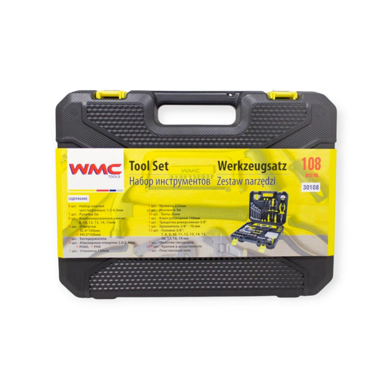 Набір інструменту слюсарний 108 шт, 3/8" (кейс) Мукачево - фото 3