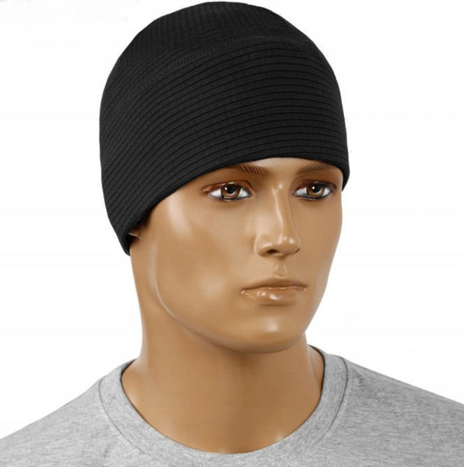 Универсальная Шапка быстросохнущая микро-флисовая Mil-Tec от Sturm (12144002) Black Нововолынск - изображение 4