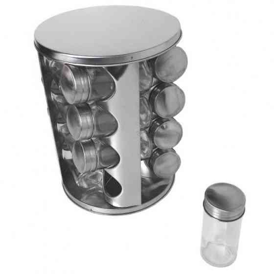 Набір для спецій на підставці для дому UNIQUE, Баночка для спецій Органайзер продуктів CX-17 Івано-Франківськ