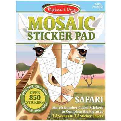 Набор для творчества Melissa&Doug Мозаичные наклейки Сафари (MD30160) Винница