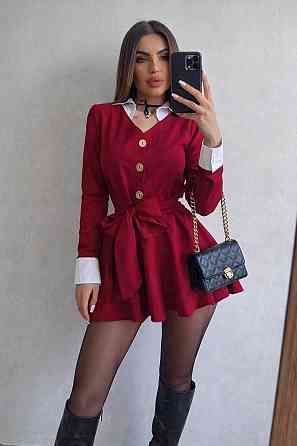 Женское стильное обаятельное платье-комбез костюмка 46/48 Одесса