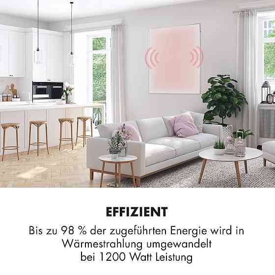 Інфрачервоний нагрівач Wonderwall Air 120 120x100 см 1200 Вт настінний пульт дистанційного керування Рівне