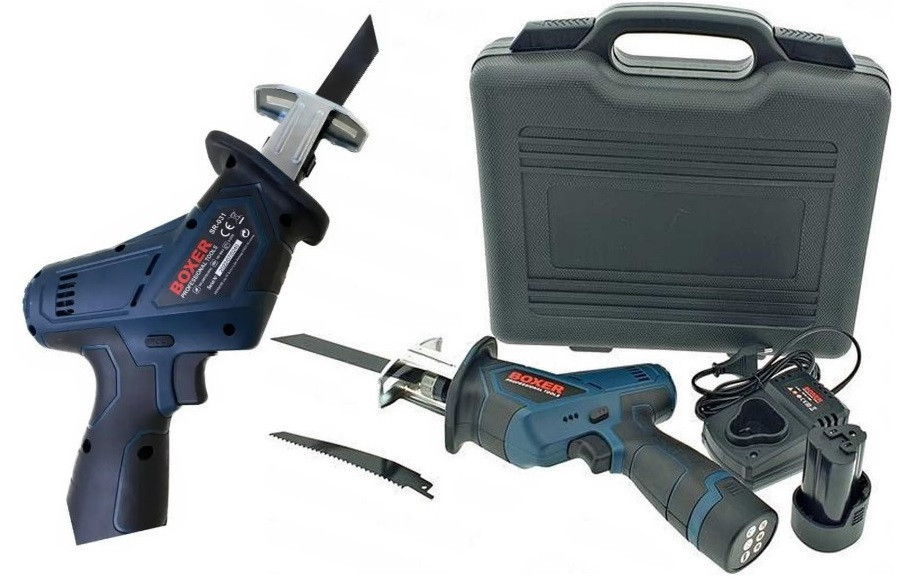 SR-031 Акумуляторна шабельна пила 18 В, 0–2200 об/хв, 2 АКБ, SDS, для дерева та металу, комплект Одеса - фото 1