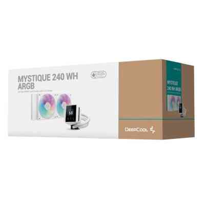 Система рідинного охолодження Deepcool Mystique 240 ARGB White (R-LX240-WHDSNMCP-G-1) Вінниця