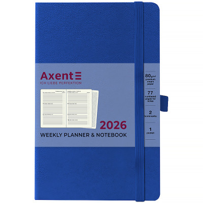 Тижневик Axent датований 2026 Partner Strong 125х195, класичний синій (8505-26-38-A) Вінниця - фото 2