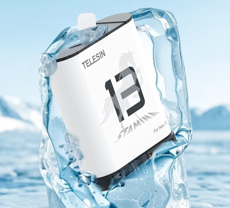 Акумулятор GoPro 13 морозостійкий покращений Telesin Stamina S0-BTR-04-TGP Київ - фото 3