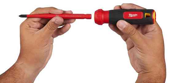 Набір прецезійних викруток VDE MILWAUKEE 4-в-1 (ручка VDE + 4 біт TORX VDE, текстильний чохол) Одеса