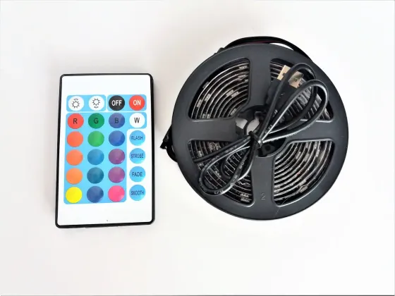 Лента светодиодная RGB 5050 2м с пультом для подсветки телевизора, монитора, мебели от USB Коломия