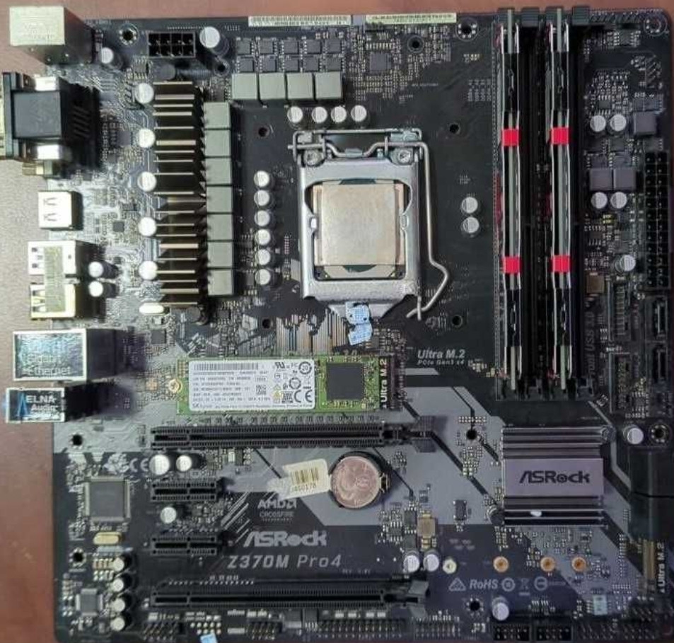 Комплект s1151 ASRock Z370m Pro4 i9-9980HK (QQLS) 16GB DDR4 SSD m.2 240GB MT4v3. Харьков - изображение 3