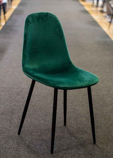 Стілець FOX VELVET чорний каркас/зелений TAP.89 Київ - фото 2