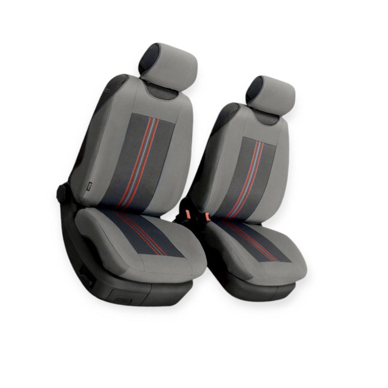 Чохли універс. 1+1 передні "тканина" comfort сірі без підг. салону Мукачево - фото 1