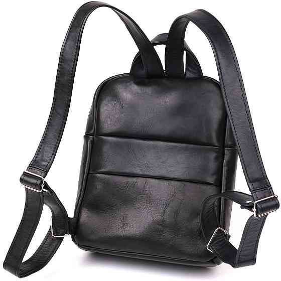 Рюкзак жіночий SHVIGEL 15304 шкіряний Чорний Київ