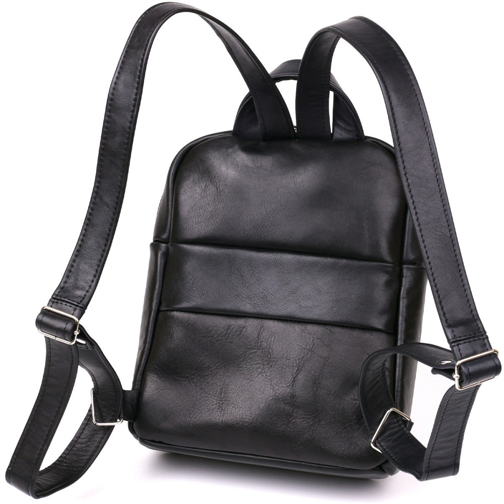 Рюкзак жіночий SHVIGEL 15304 шкіряний Чорний Київ - фото 5