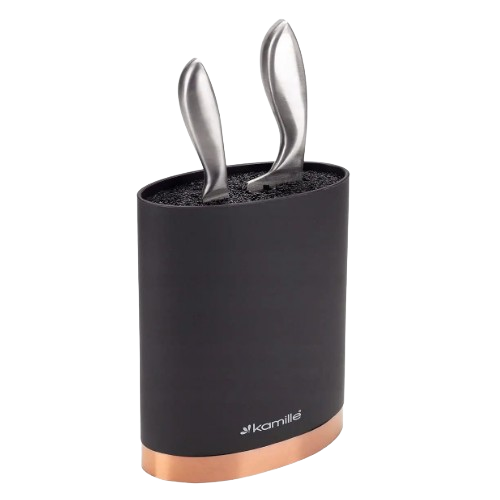 Підставка для ножів 18см чорний мармур/сірий мармур/білий мармур 7627 KAMILLE Житомир