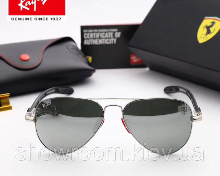 Сонцезахисні чоловічі окуляри в стилі RAY BAN 8307 (w3277) Lux Київ - фото 2