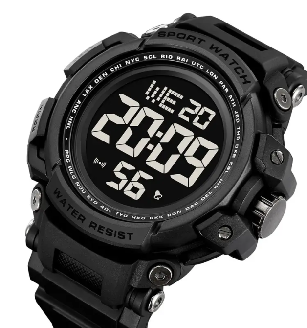 Часы мужские наручные спортивные Skmei 2422 (Черный) Киев - изображение 2