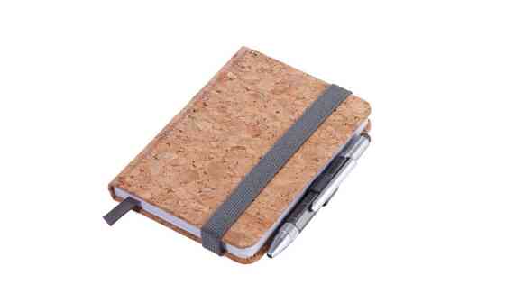 Блокнот Troika Din A7 Lilipad + ручка Liliput, корка Ровно