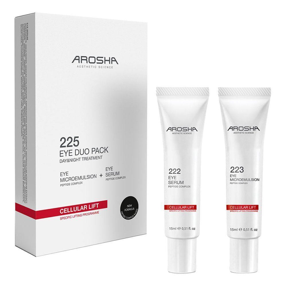 Антивозрастная процедура для области вокруг глаз День и Ночь.225 Cellular Lift Eye Duo Pack AROSHA, 15мл+15мл Днепр - изображение 1