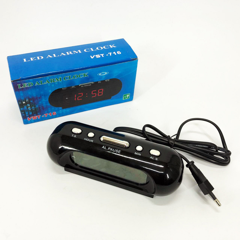 Часы с электронным табло VST-716-2, Умные настольные часы, Часы настольные NL-168 профессиональные электронные Киев - изображение 8