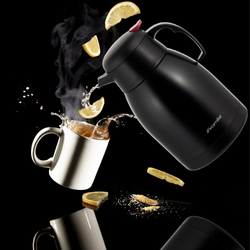 Термос "конференція" 2000мл з пластик.кришкою нержавіюча сталь Конференція KAMILLE 2219 Житомир - фото 4