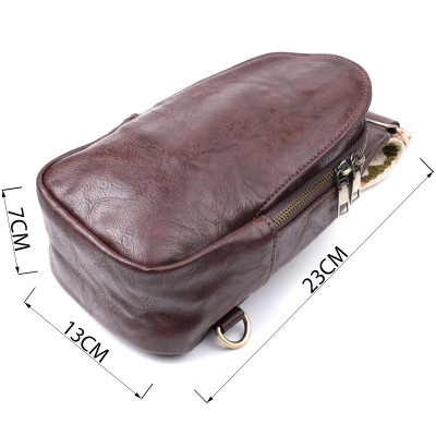 Сумка Vintage Из экокожи Коричневая (22794) Винница - изображение 7