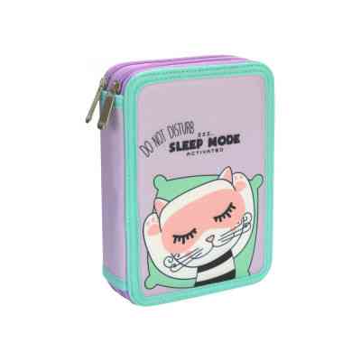 Пенал Cool For School 2 отделения с отворотами Розовый (CF87275) Винница