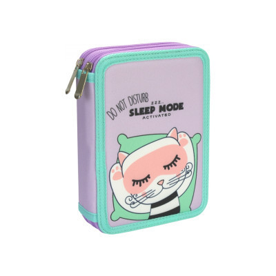 Пенал Cool For School 2 отделения с отворотами Розовый (CF87275) Винница - изображение 1