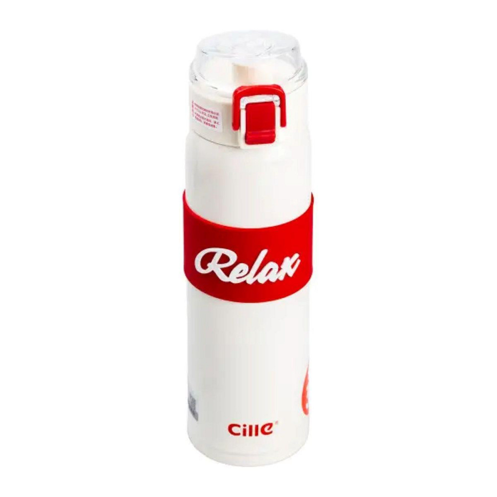 Термос Relax с поилкой с металлической колбой 520 мл Белый HP17304W Киев - изображение 1