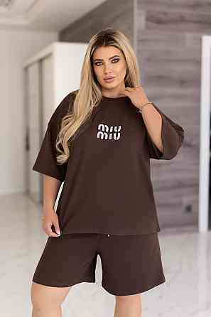 Летний спортивный костюм оверсайз 