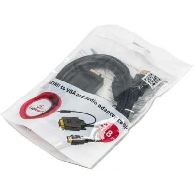Переходник HDMI to VGA Cablexpert (A-HDMI-VGA-03-6) Винница - изображение 2