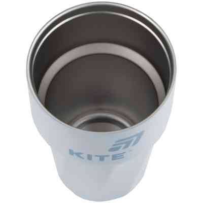 Термокружка Kite 450 мл сіро-блакитна (K25-1220-2) Вінниця