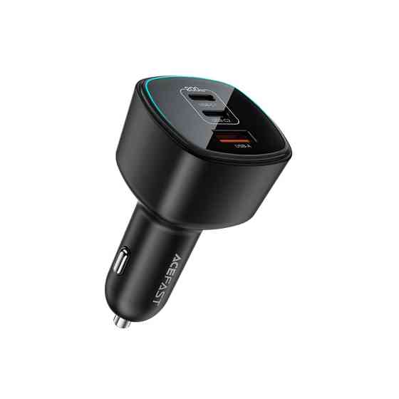 Автомобільний зарядний пристрій ACEFAST B18 200W(2USB-C+USB-A)fast car charger Black Одеса