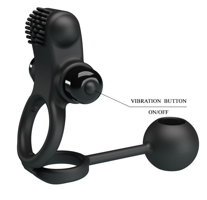 Эрекционное кольцо Pretty Love VIBRATION PENIS SLEEVE IV, BI-210211 Sex Aura Киев - изображение 10