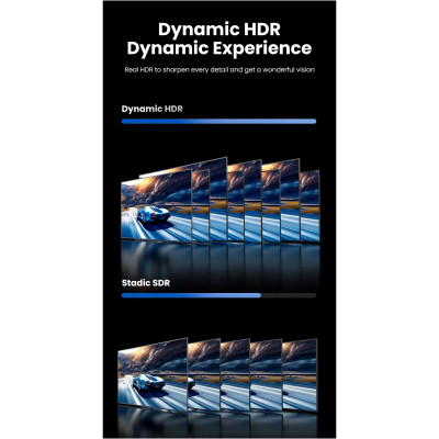 Кабель мультимедійний DisplayPort M to DisplayPort M 1.0m 16K DP118 black Ugreen (15383) Вінниця - фото 12