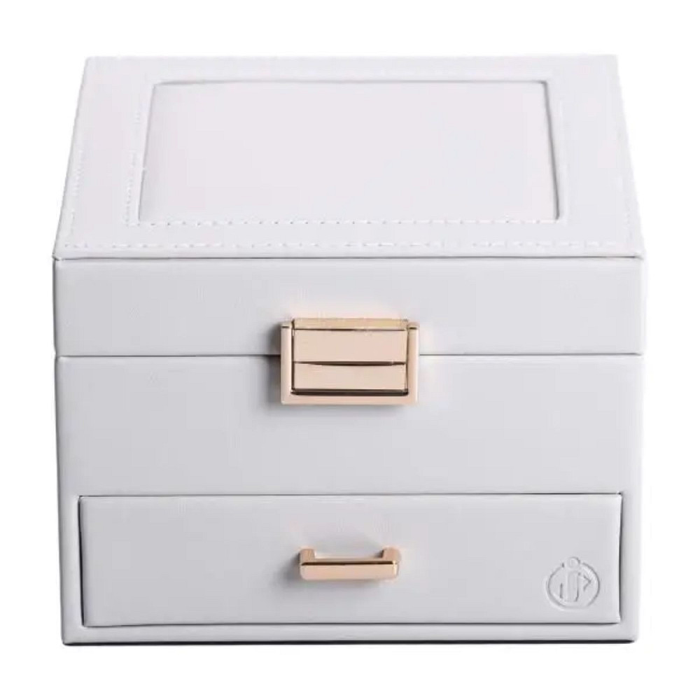 Yiwu Скринька для прикрас з еко шкіри 2 яруси органайзер для ювелірних виробів HP-5-2G Коломыя - изображение 2