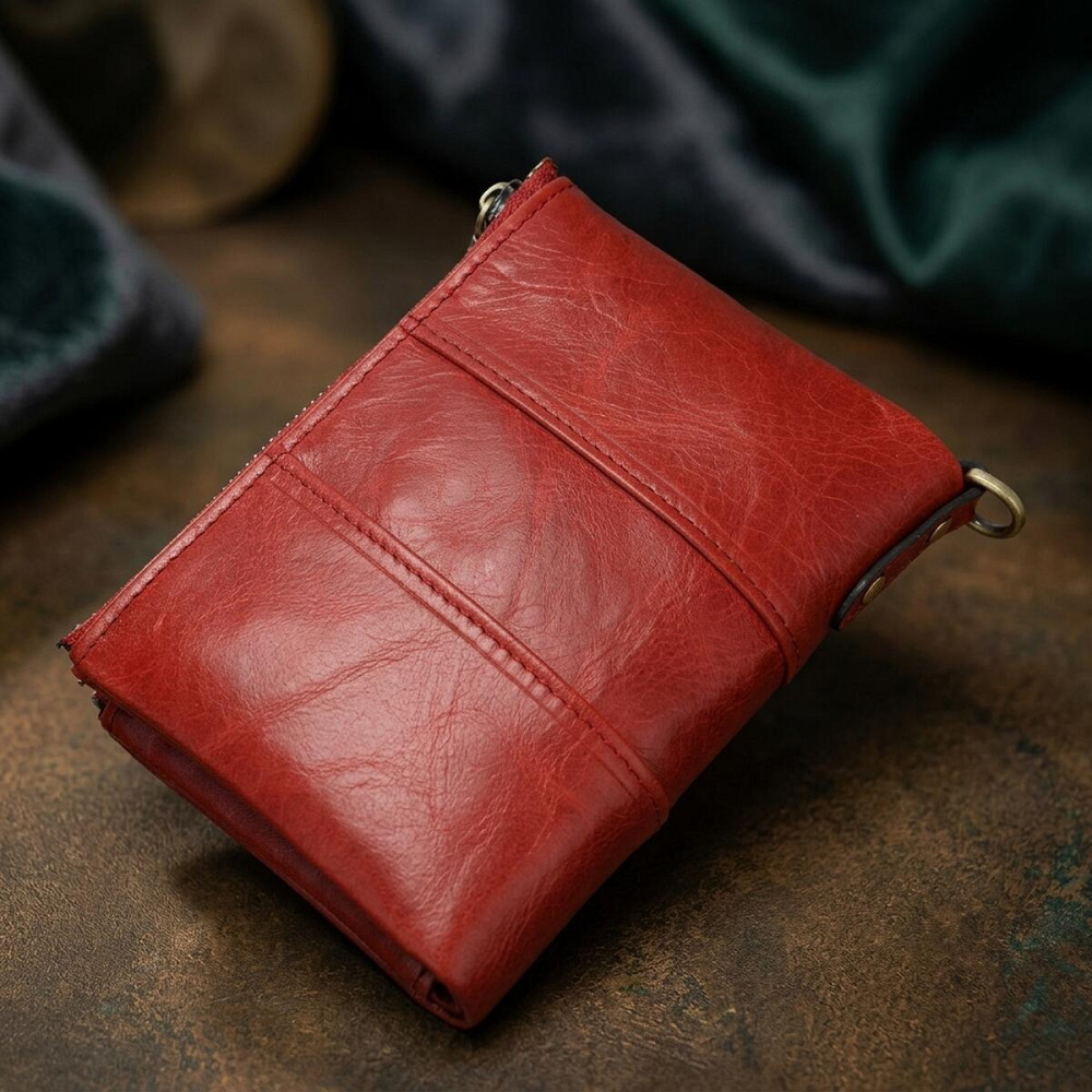 Кошелек универсальный Vintage 14680 Красный Киев - изображение 14