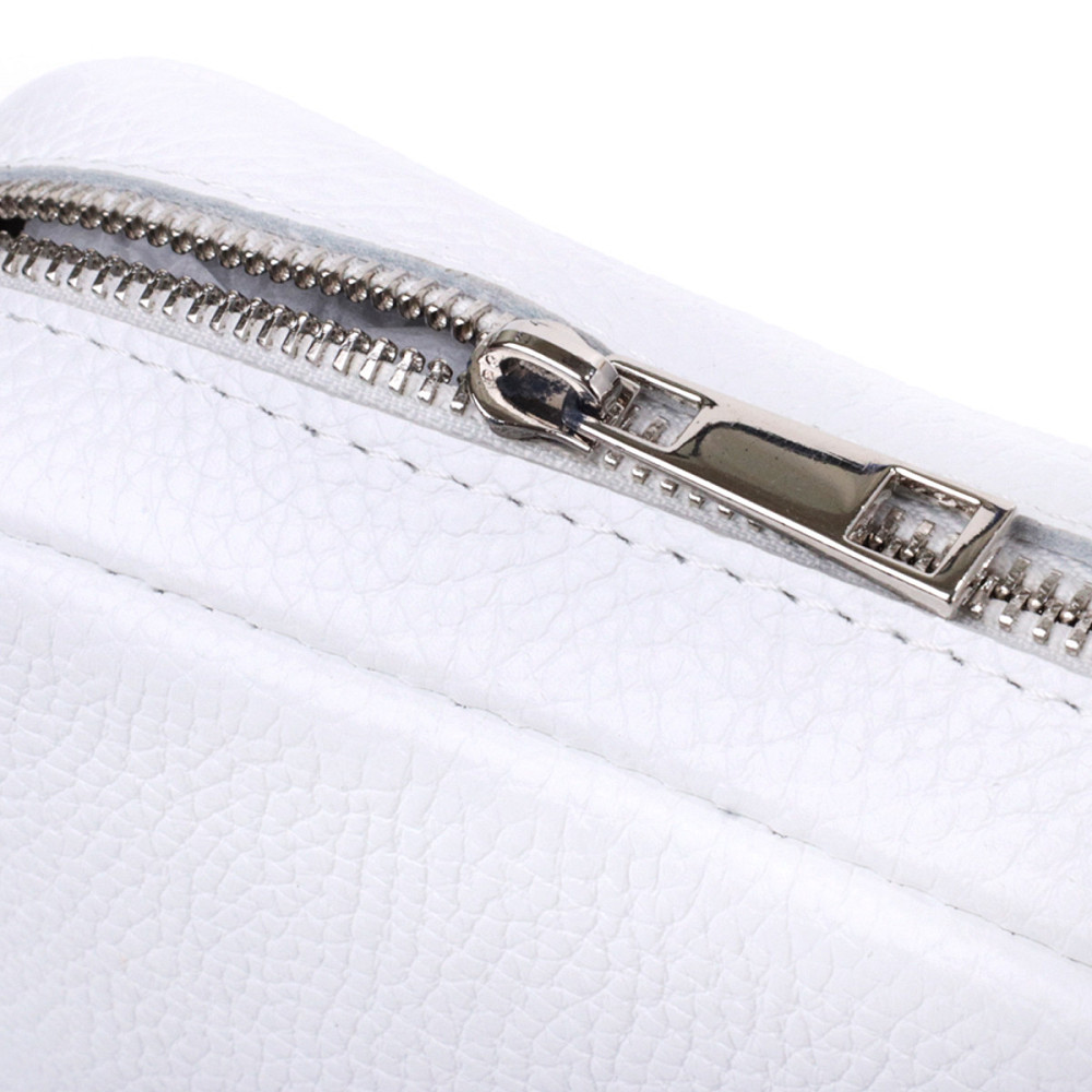 Универсальная классическая сумка кросс-боди из натуральной кожи Shvigel 22840 Белая Киев - изображение 6