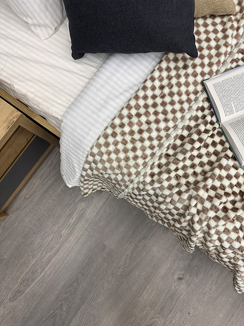 Плед-покривало Шахи 200х210 см (+-5см) Какао з молочним (87-038) Київ - фото 7