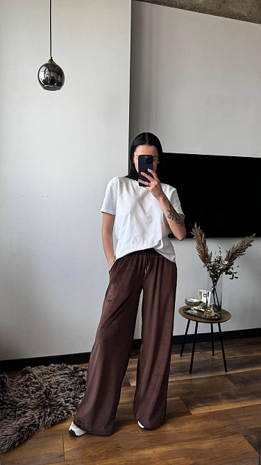 Женские прогулочные брюки из плюш велюра Одесса - изображение 2