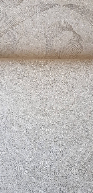 Шпалери метрові вінілові на флізеліні Sintra Vila під штукатурку мазки структурні молочні світлий беж 532409 Київ - фото 1