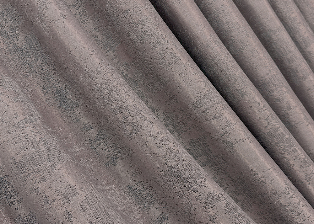 Комплект штор VR-Textil Жаккард Мрамор 200х270 2шт и Тюль 600х270 1210ш-1400т Серо-пудровый с белым 71-007/7 Киев - изображение 13