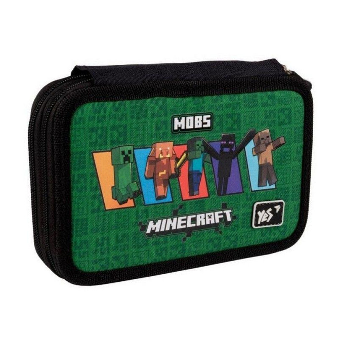 Пенал твердий "YES" 533544 подвійний HP-01 Minecraft, шт Київ - фото 1