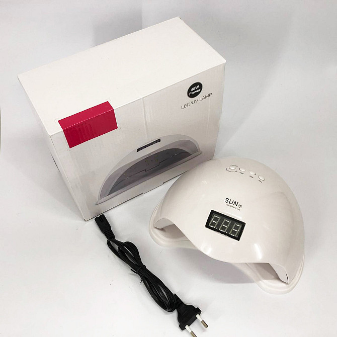 Лампа манікюрна для домашнього використання SUNUV SUN 5 PLUS 48W, Сушарка JC-677 звичайного нігтів Київ - фото 3