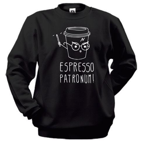 Чоловіча/жіноча толстовка-світшот — "ESPRESSO PATRONUM". Чернівці - фото 1