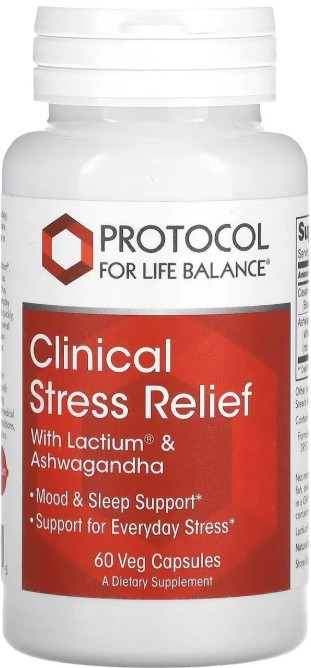 Від стресу (ашваганда) Protocol for Life Balance Clinical Stress Relief 60 капс Київ - фото 1