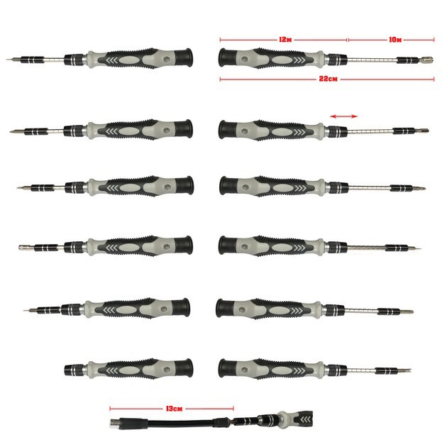 Набір міні прецизійних викруток для ремонту електроніки 115 в 1 YD-20 Львів - фото 2