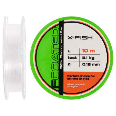 Флюорокарбон X-Fish FCoated 10m 0.18mm 3.1kg (1917.01.23) Винница - изображение 1