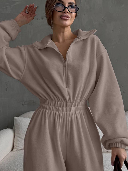 Женский теплый повседневный комбинезон из флиса Одесса - изображение 3