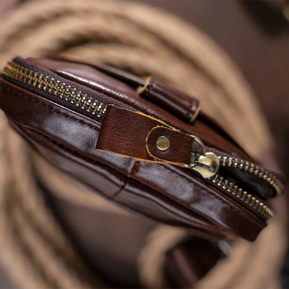 Сумка мужская Коричневая (Vintage) Киев - изображение 13